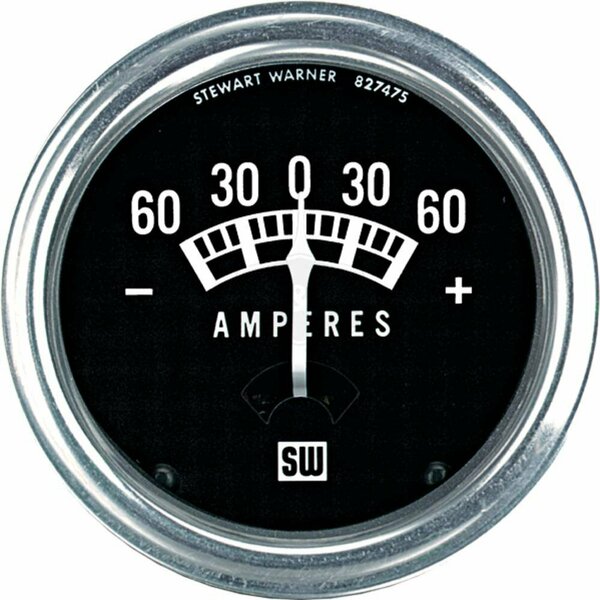 Aftermarket Stewart Warner Instrument Ammeter SWI-82202-JN